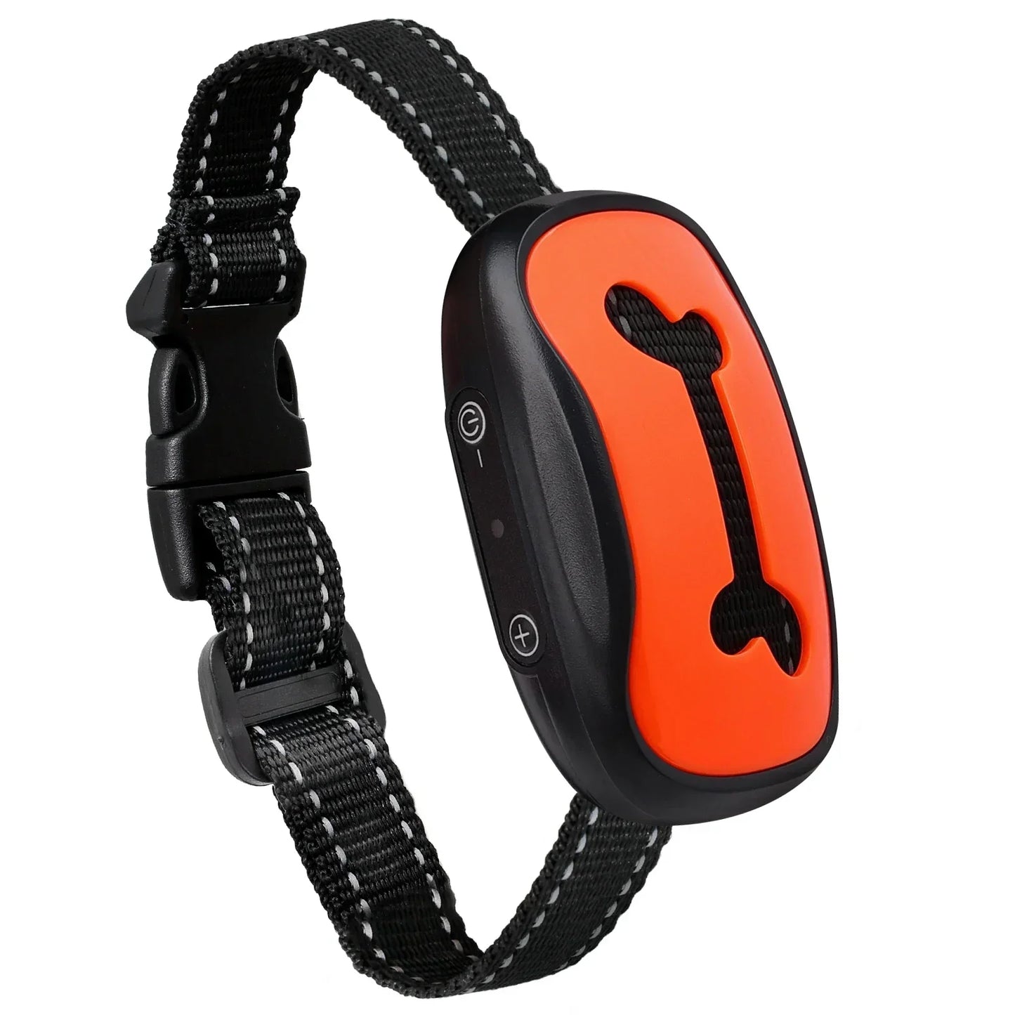 "Rechargeable Ultrasonic Anti-Bark Training Collar for Dogs with Vibration Control"
